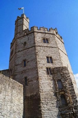 torreón castillo de Caernarfon