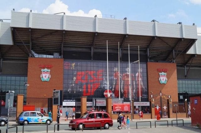 estadio del Liverpool, Anfield.