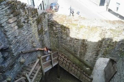 escaleras muralla Conwy