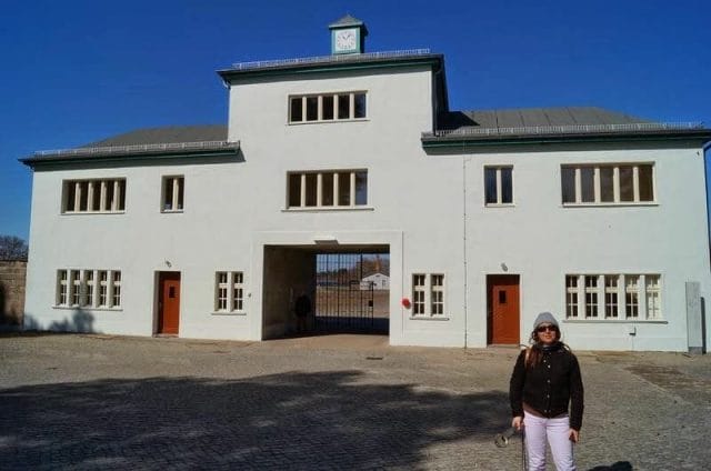 entrada campo de concentración de Sachsenhausen