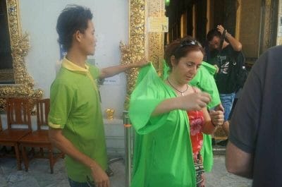 ropa para entrar Wat Pho Bangkok
