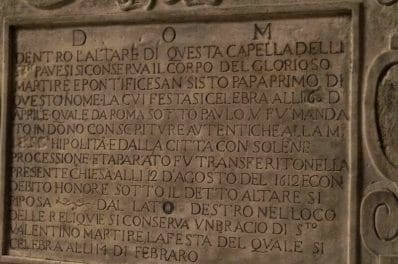 sepulcro del Papa Sixto I en Savona