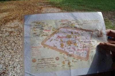 mapa de Sukhothai