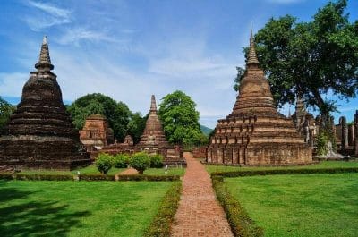  templos de Sukhothai Tailandia