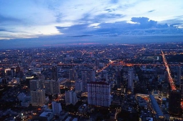 Bangkok de noche desde Top Baiyoke Tower Bangkok