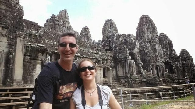 Templo Bayon en el circuito corto de Angkor