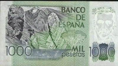 billete mil pesetas