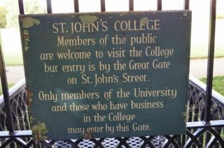 St John College Cambridge