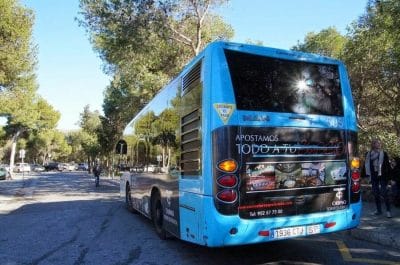 bus 35 de malaga al Castillo de Gibralfaro