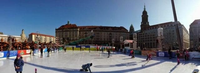 plaza Altmarkt pista hielo