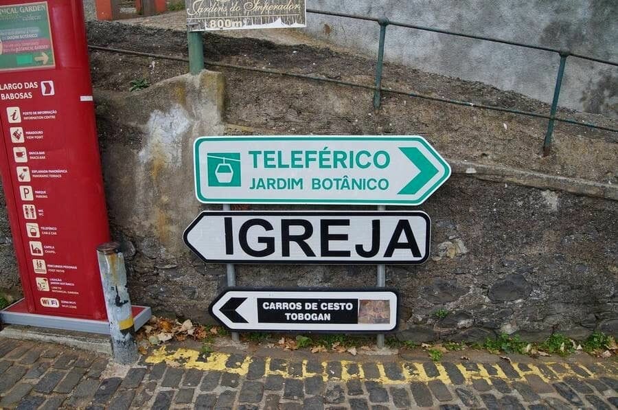 cartel Teleférico Funchal