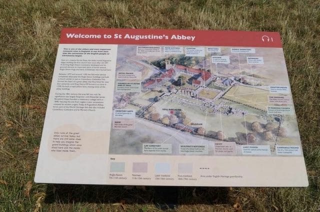 plano la abadía de San Agustín