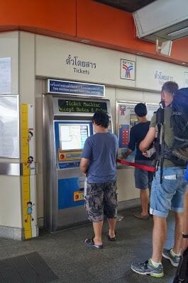 billetes de transporte en Bangkok