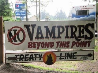 no vampires beyond this point
