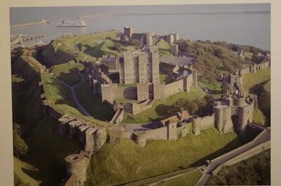 castillo de Dover, vista aérea