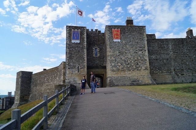 castillo de Dover entrada
