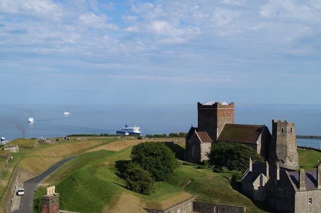 vistas Torre homenaje castillo de Dover