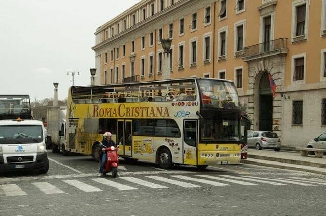 roma cristiana bus