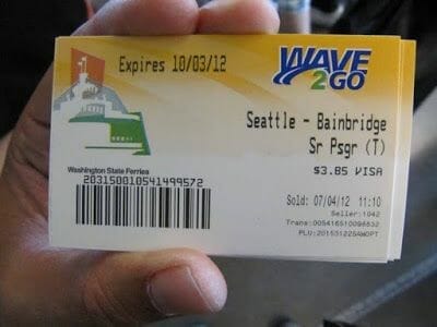 bainbridge ferry, Seattle, puerto Seattle