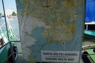 mapa delta danubio rumania