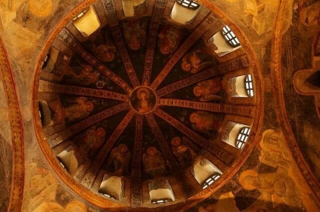 cúpula iglesia de San Salvador de Chora en Estambul