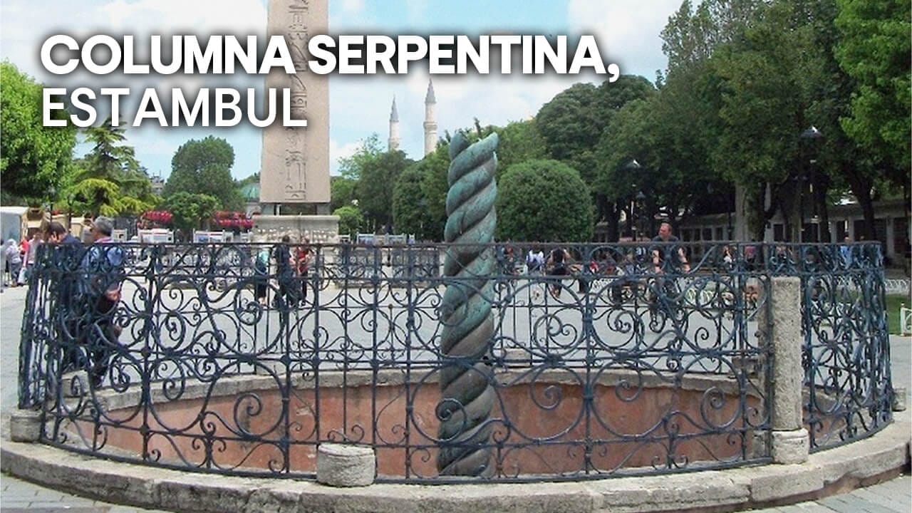 La curiosa vicisitud de la columna Serpentina de Estambul
