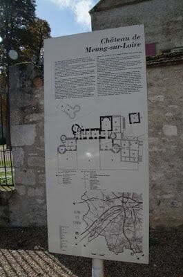 plano Castillo de Meung-sur-Loire