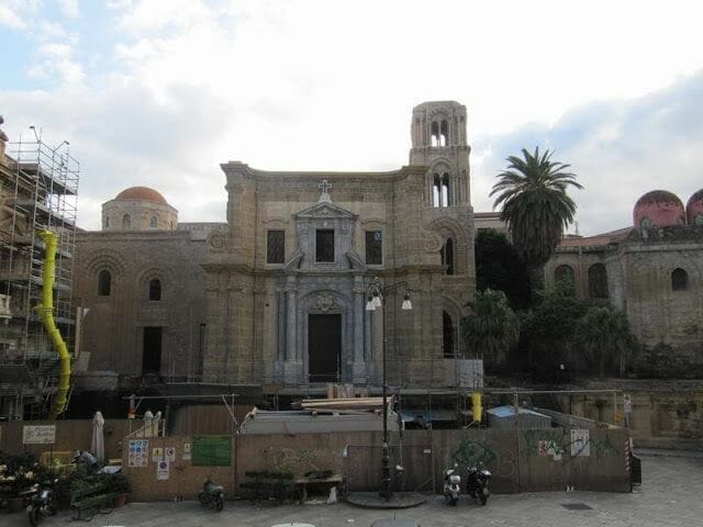 fachada iglesia Martorana en Palermo