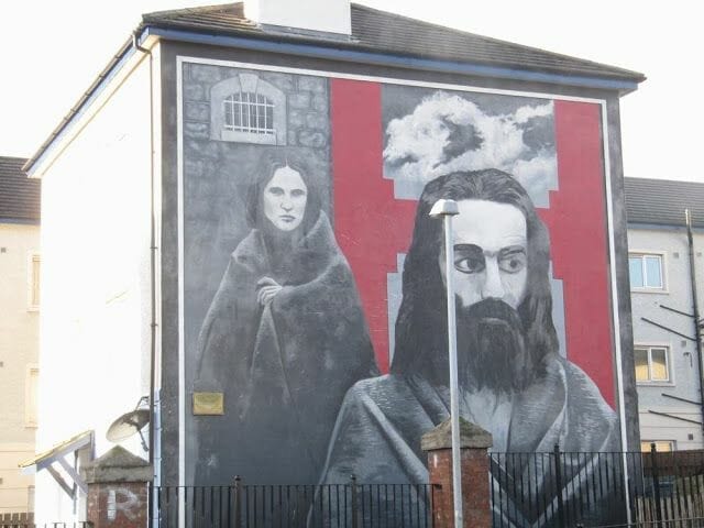 murales de Derry jesucristo
