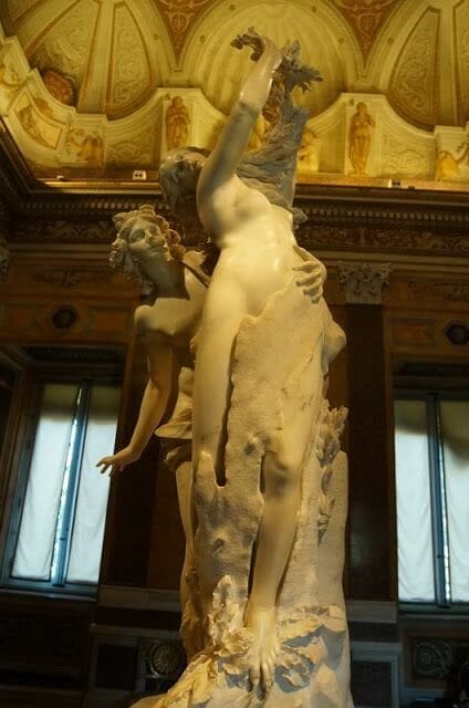Apolo y Dafne de Bernini  (Galleria Borghese)