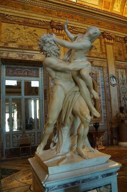 El rapto de Proserpina de Bernini  (Galleria Borghese)