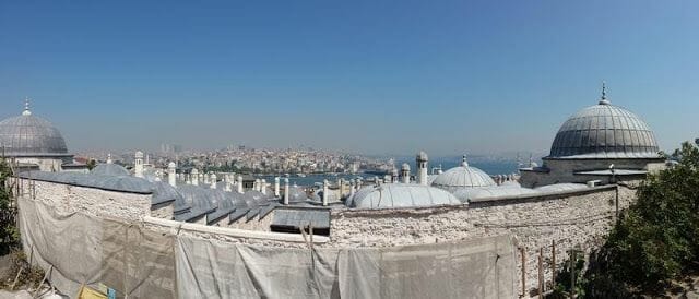 vistas de Estambul desde la mezquita de Süleymaniye 