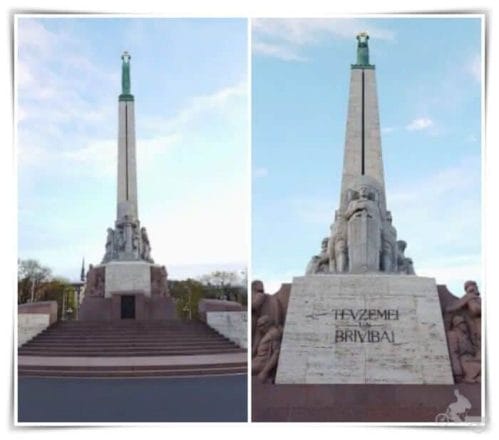monumento a la libertad - qué ver en Riga