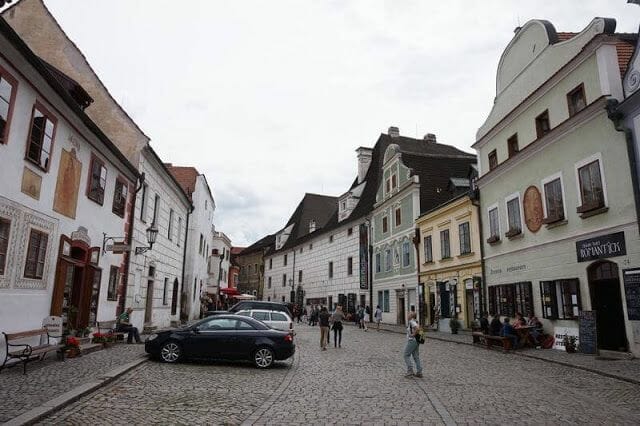 calle de Český Krumlov
