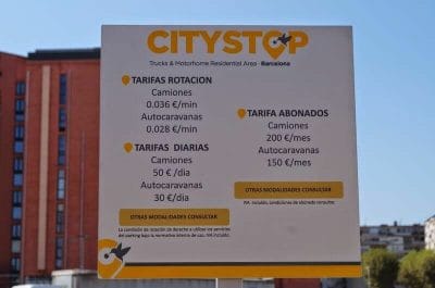 CITYSTOP Tarifas