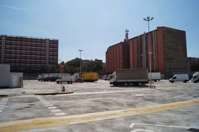 parking de camiones grandes de Barcelona
