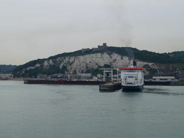 ferry Calais a Dover, paso canal de la Mancha