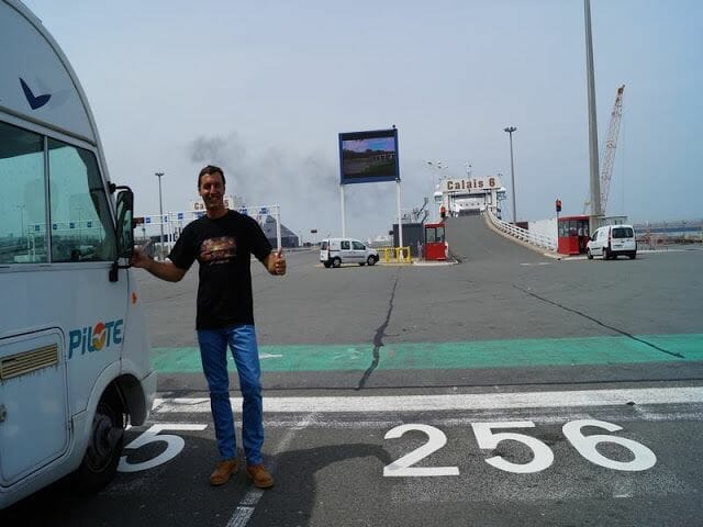 ferry Calais a Dover, paso canal de la Mancha