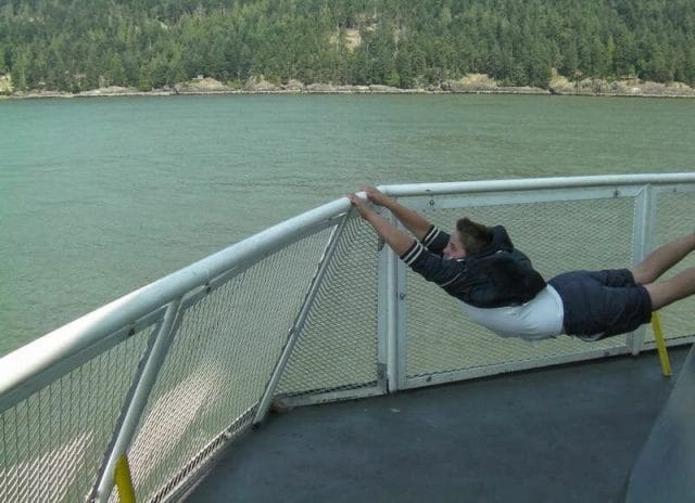Cruzar en ferry a la isla de Vancouver