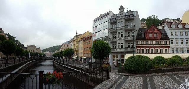 edificios típicos de Karlovy Vary