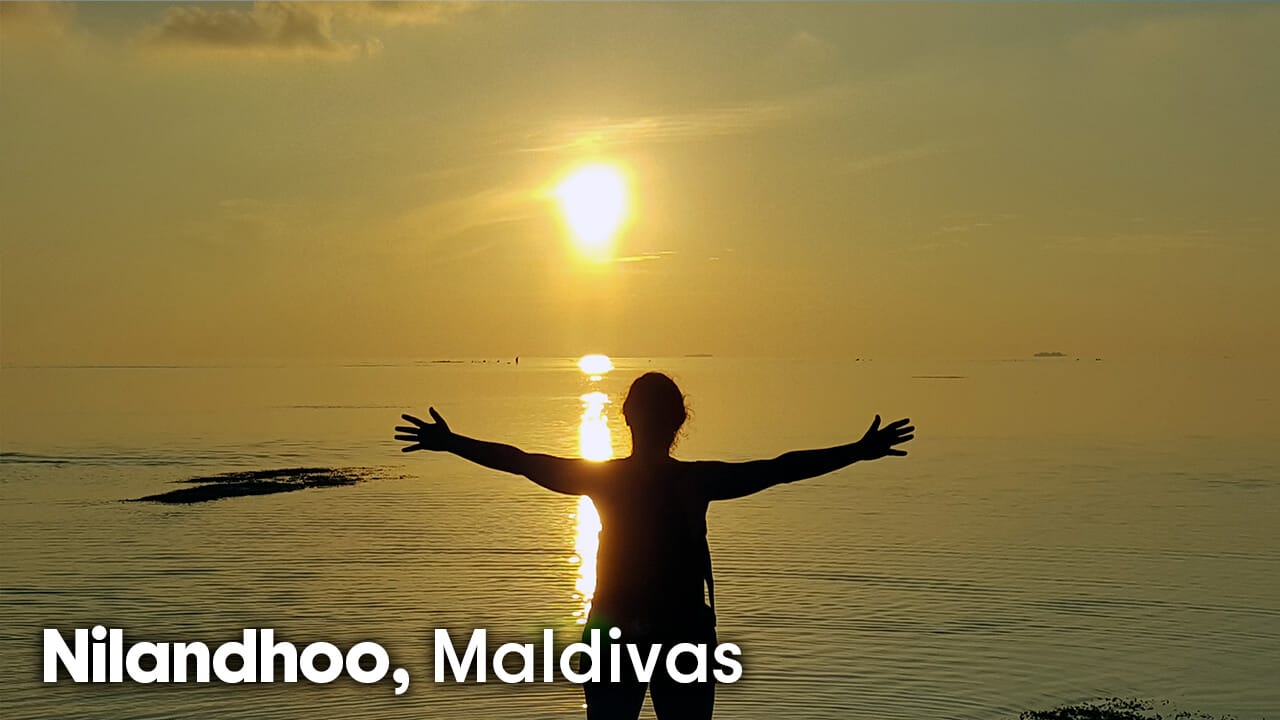 Isla Nilandhoo de las Maldivas