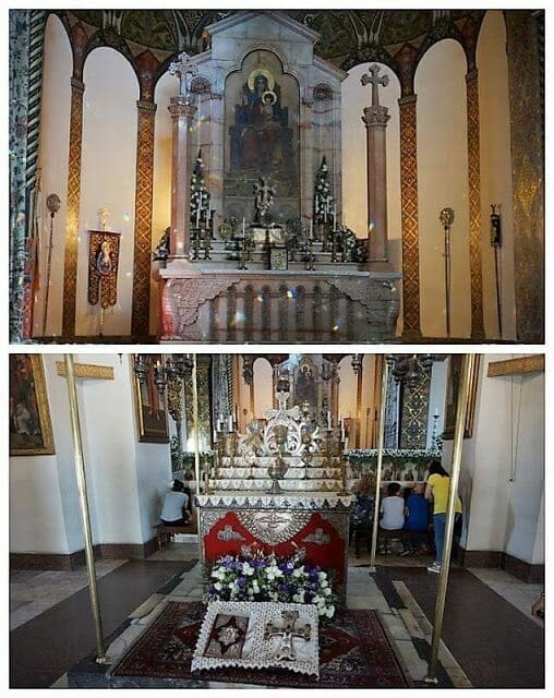 interior de catedral de Echmiadzin