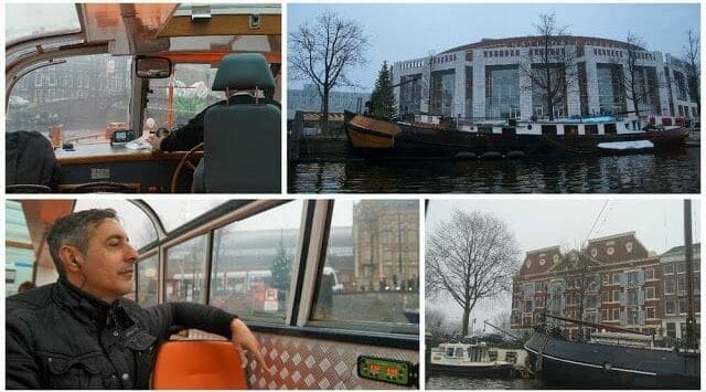 paseo por los canales de Ámsterdam