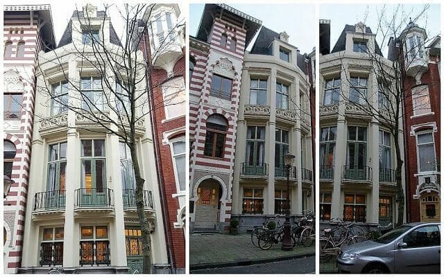 Zevenlandenhuizen casa francia calle Roemer Visscherstraat