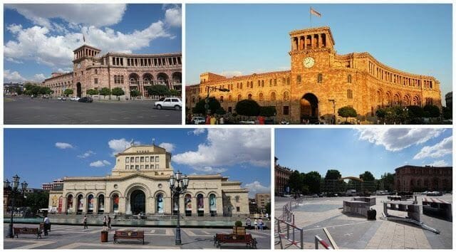 plaza de la República de Ereván