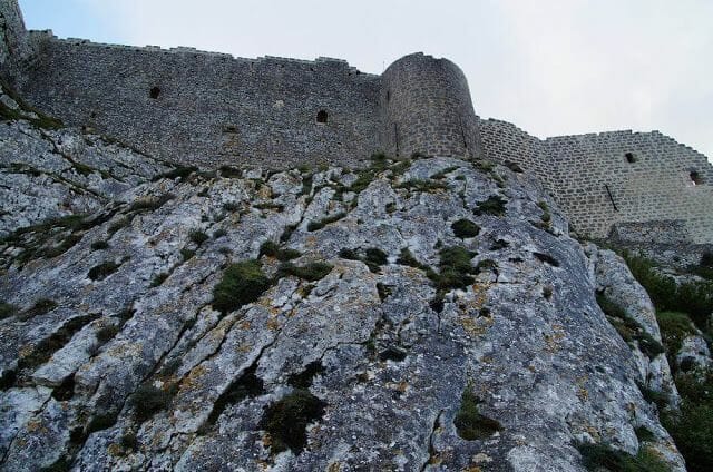 murallas del castillo de Peyrepertuse