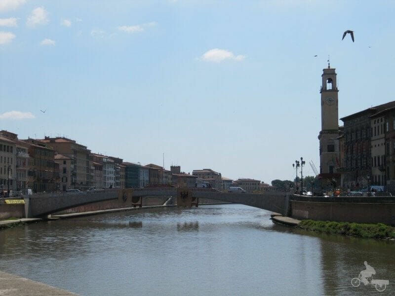 ponte di mezzo qué ver en Pisa en un día