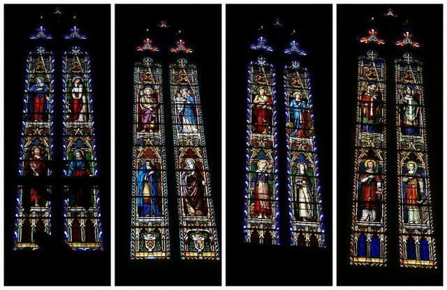 vidrieras iglesia qué ver en Mirepoix