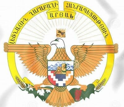 escudo de armas de Nagorno -Karabaj.