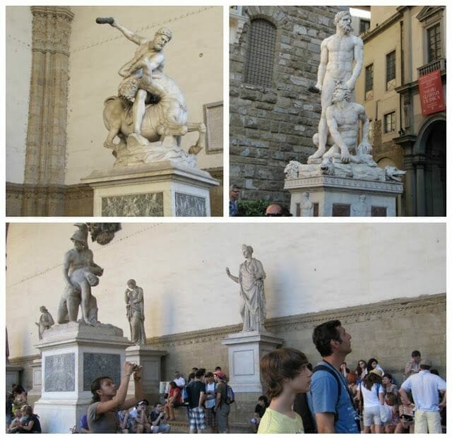Estatuas en Florencia